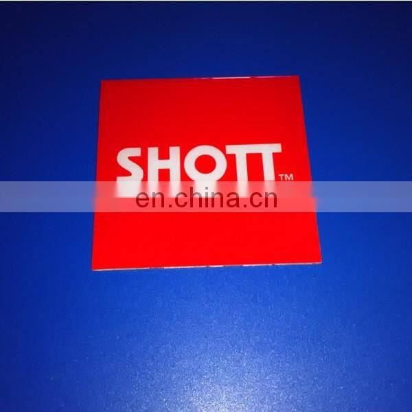 custom print epoxy self adhesive aluminum sticker label