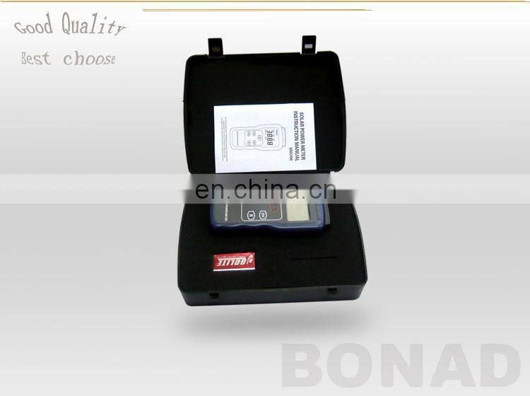 Solar Power Meter For Measuring the Glass Light Intensity