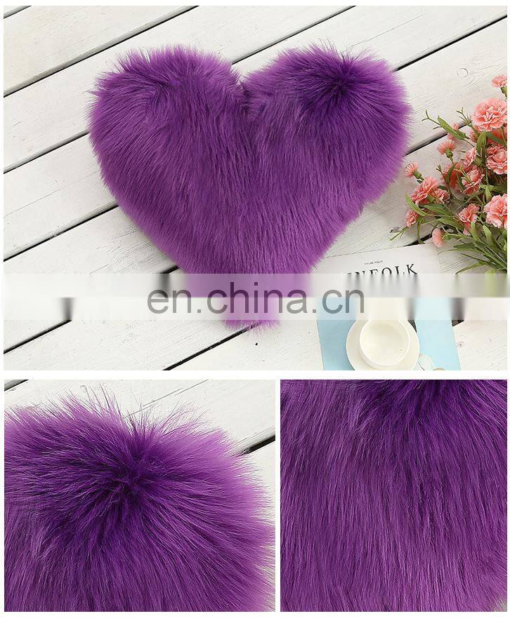 Home decorative Heart pillow velvet throw pillow cover