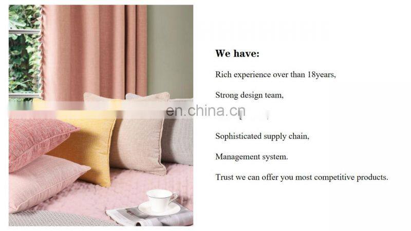 RTS Factory Price Textured Crosshatch Cationic Dyed Cushion Covers in stock