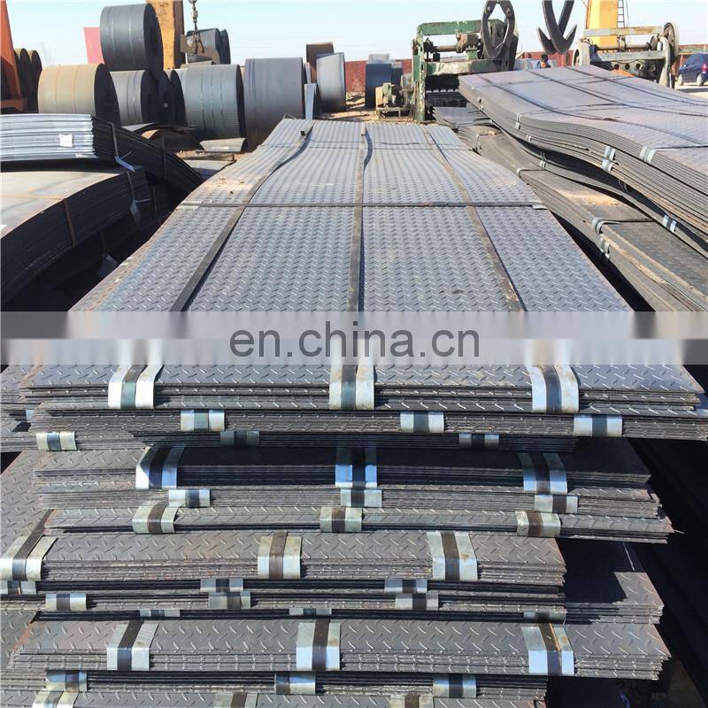 ASTM A36 S235 SS400 Hot Rolled Checker Steel Plate Sheet