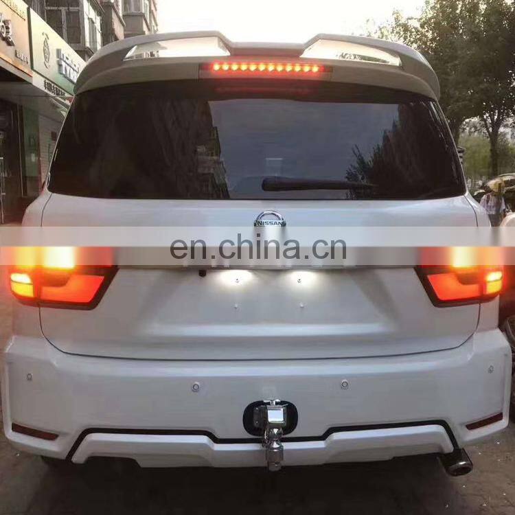 CAR PARTS BODY KIT FOR NISSAN PATROL 2020 HEAD LAMP HOOD GRILLE FRONT REAR BUMPER FOG LAMP COVER