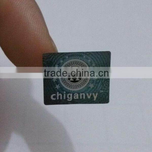 3.5*1.2cm silver background 3D glitter hologram