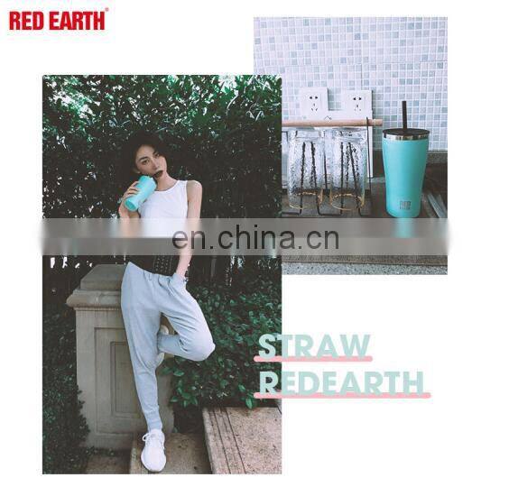 Customized logo thermal leak proof coffee cup w/lid and straw Double wall Stainless steel 530ml Vacuum insulated water mug