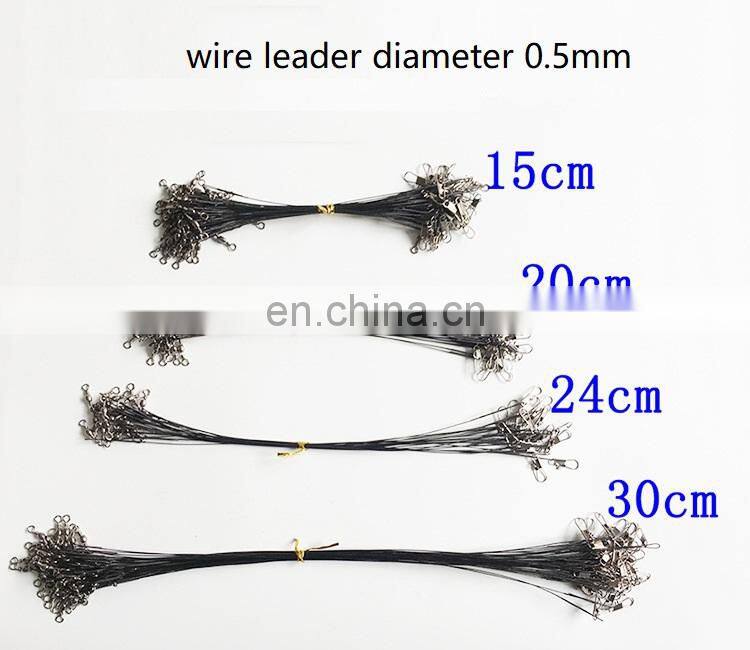 Stainless Steel fishing lure wire spinner leads