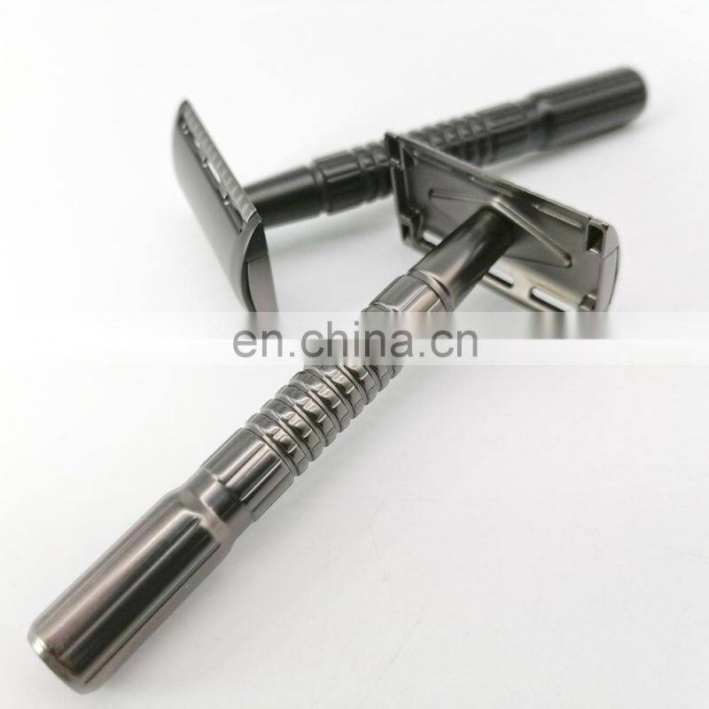 Classical Mens shaving Metal Stainless Steel single blade safety razor