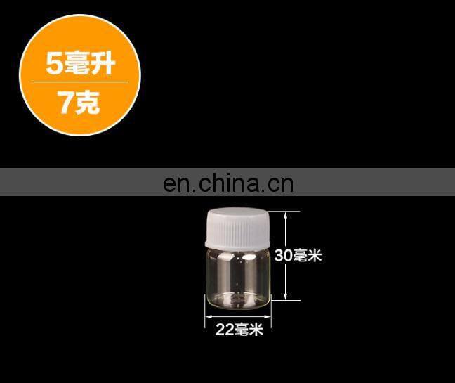 borosilicate clear small mini test tube glass bottle wishing drifting glass tube jar with cork