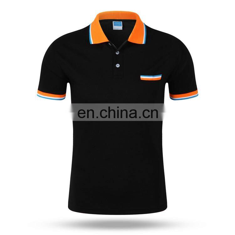 2021 corporate short-sleeved lapel polo shirt custom embroidered logo work clothes advertising shirt printing class clothes