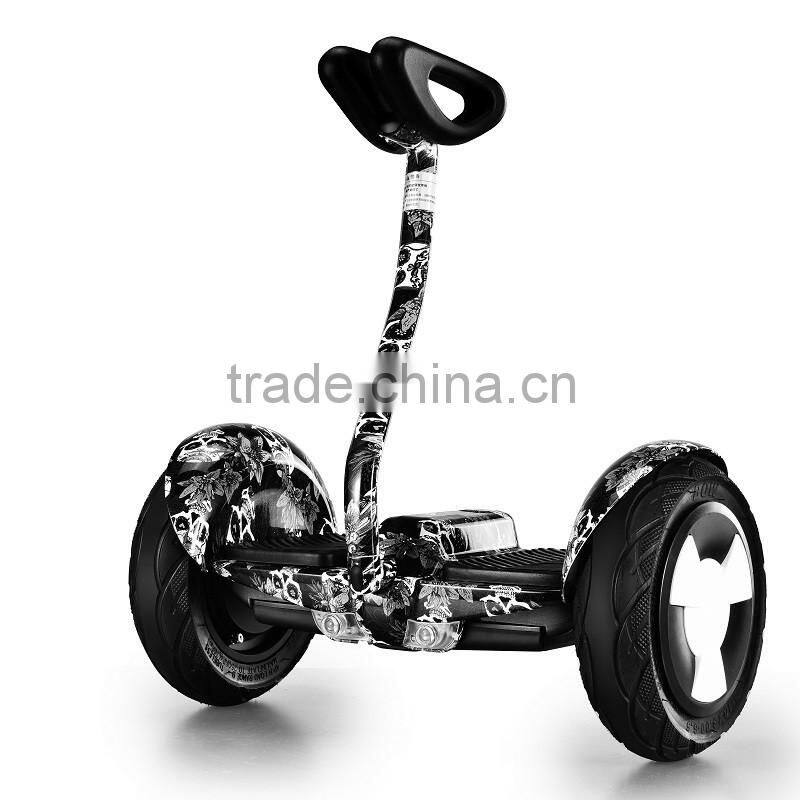 2016 Popular City Hoverboard 10 inch Mini Two Wheels Electric Self Balancing Scooter 54.8V Lithium Battery Long Mileage