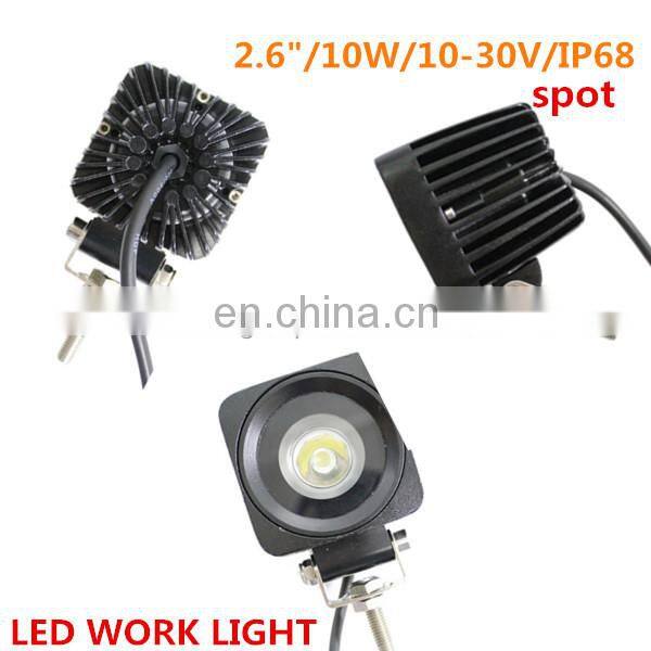 10w led driving lights trucks square led work lamp LED810