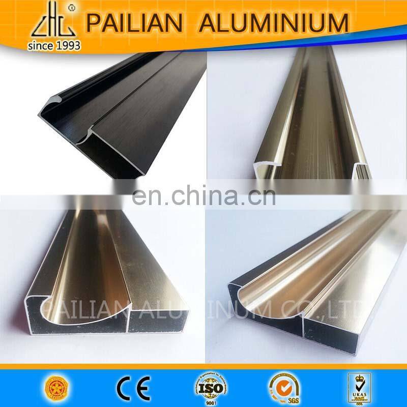 Hot!Kitchen cabinet aluminum frame glass door,aluminum doors for kitchen closet,aluminum profile for kitchen cabinet