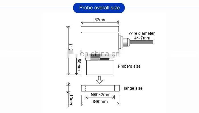 Taijia level gauge Liquid nitrogen level sensor Ultrasonic level meter