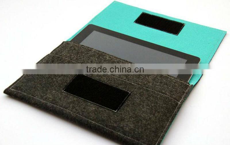 online wholesale fashion comfortale healthy blue 2.5 mm wool felt case for 4ipad with mini notebook earing pen holder in side