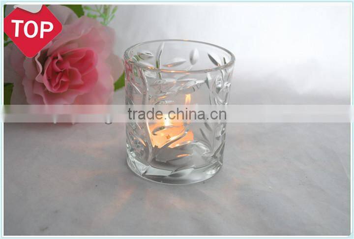 clear tealight candle ,decorative candle
