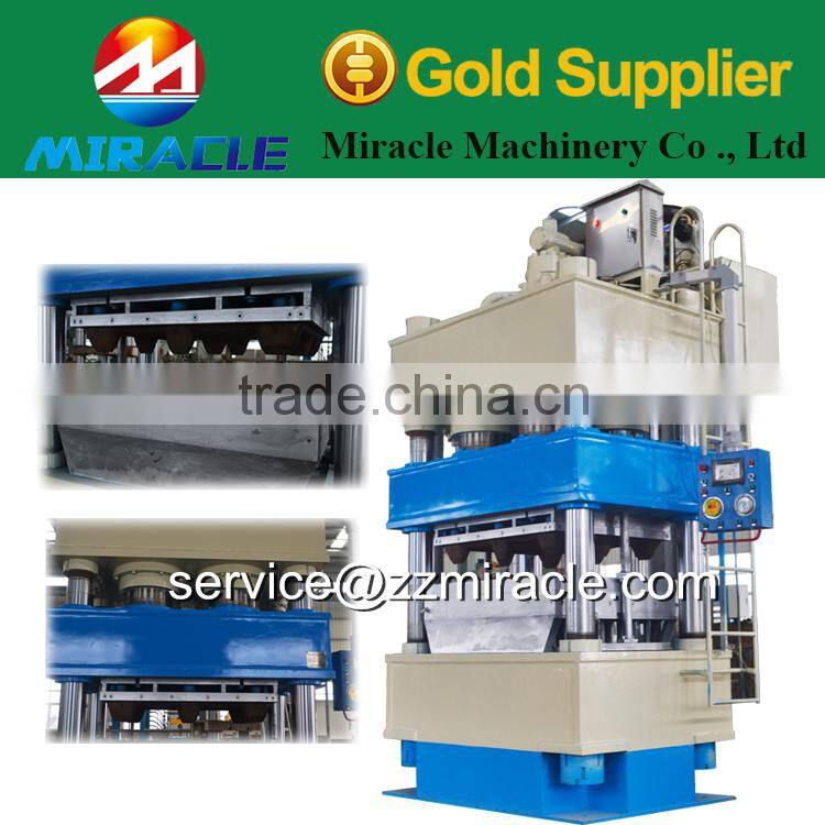 Wood pallet shaping and forming machine for processing the sawdust non-fumigation pallet hot press former machine