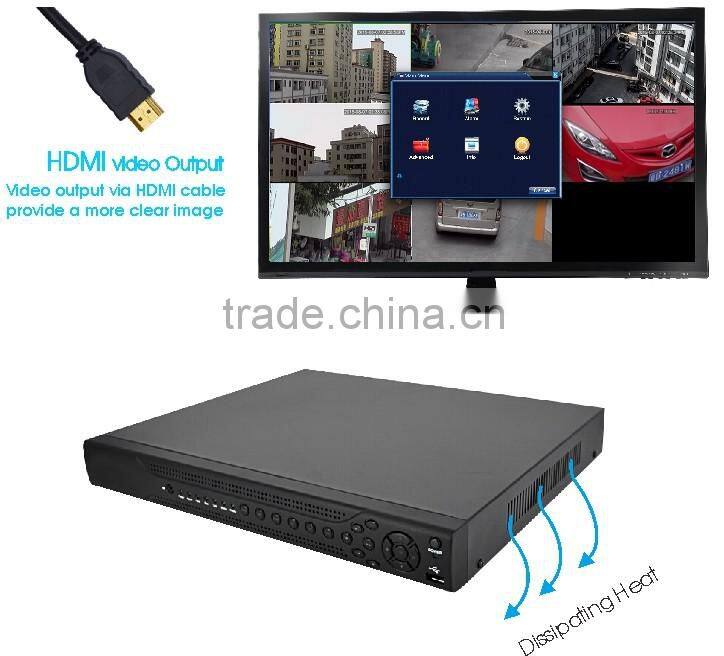 h 264 standalone dvr 8ch AHD DVR 1080P