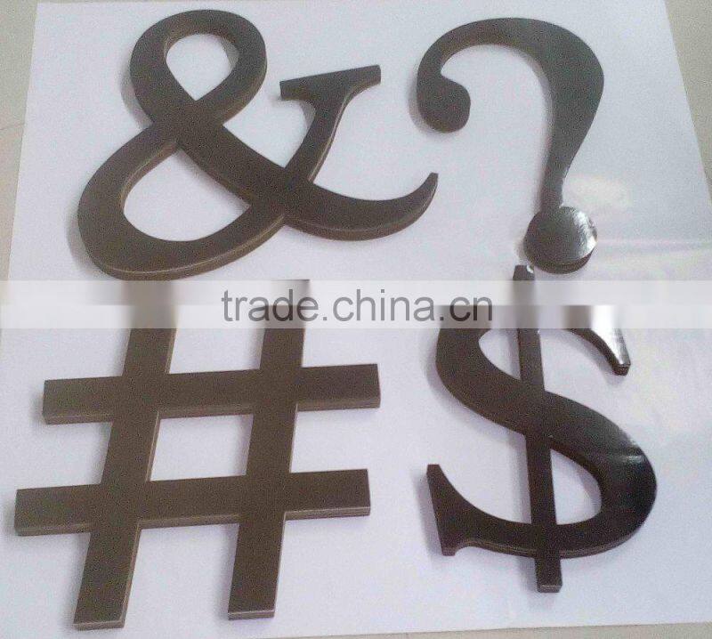 paper made high quality mark shape photo display board