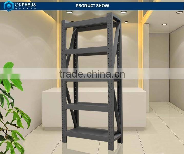 Custom style supermarket steel storage shelf heavy duty rack