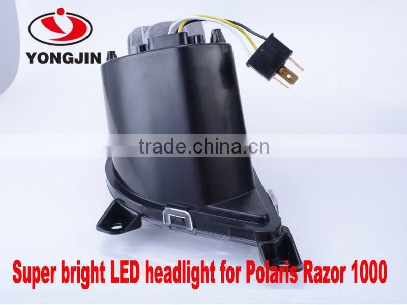 High Intensity Spot LED Headlight Fit For Polaris RZR XP1K RZR 1000 RZR900