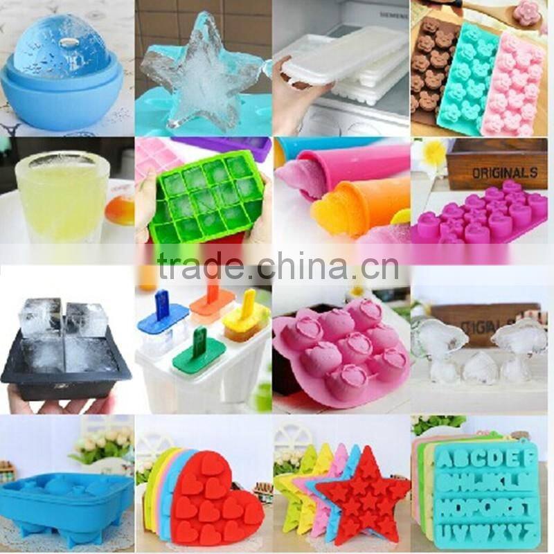 Food Grade Silicone Round Ice Balls Maker Ice Cube Tray Four Large Sphere Molds for Whiskey Cocktails