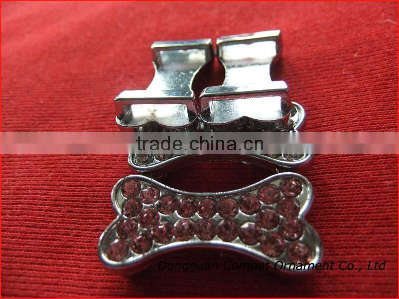 Produce 10 mm slide charm bone DIY zinc alloy accessories