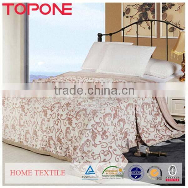 China supply Soft feel comfortable home blanket fleece