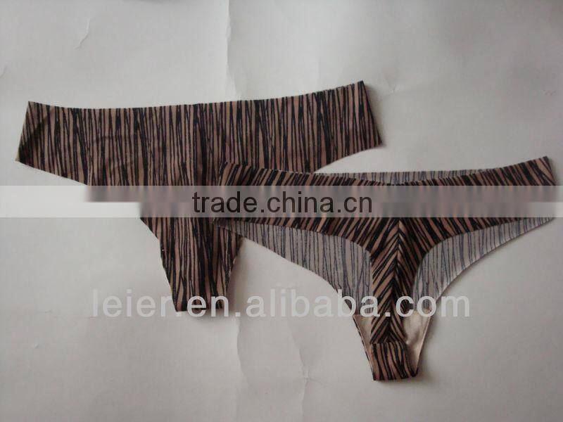 Laser Cut Microfiber Underwear Thongs