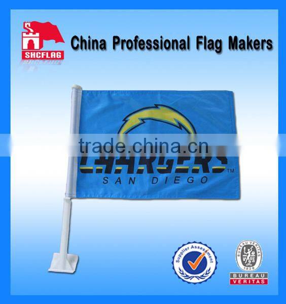 Country logo design car mirror cover flag for promotion