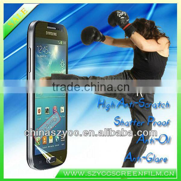 New Arrival Organic Anti-shock Glass Screen Guard For Samsung Galaxy S4 mini(Accept PayPal)