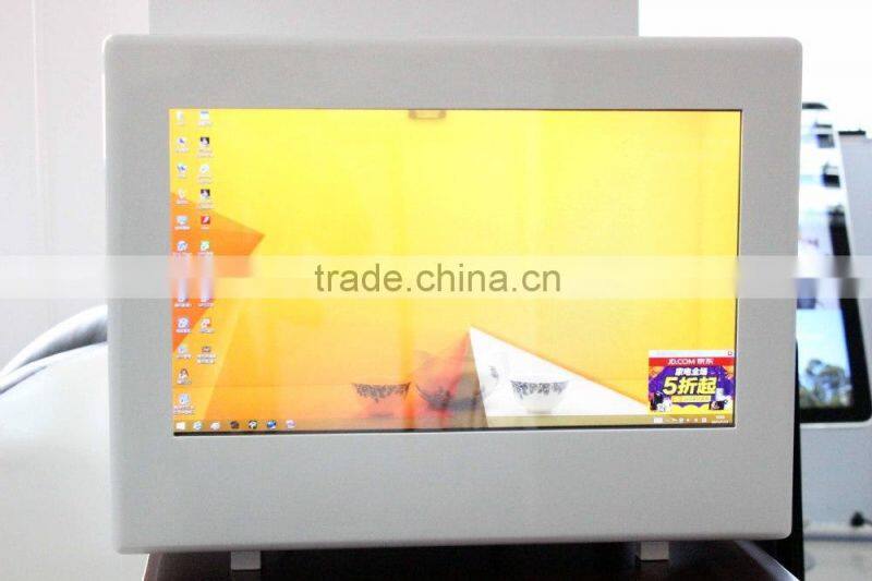 transparent LCD showcase box | touch showcase display