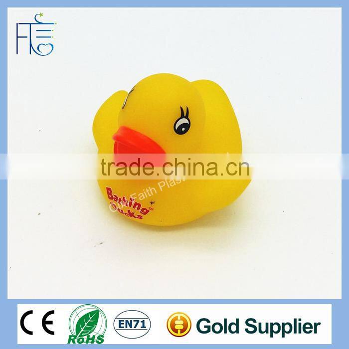 Wholesale Lovely Yellow Vinyl Duck,rubber bath duck,vinyl duck baby toys