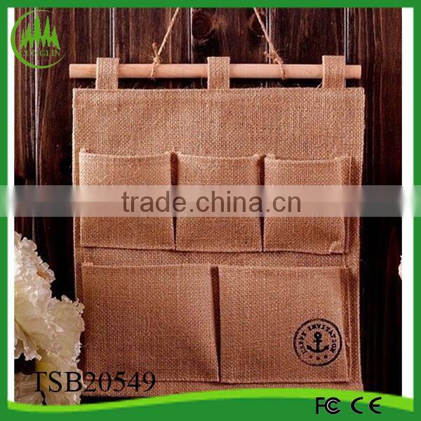 2015 hot sell wholesale jute bag, burlap bag school bag backpack hemp backpack