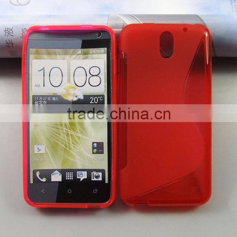 High quality TPU S line cover case for HTC Desire 601