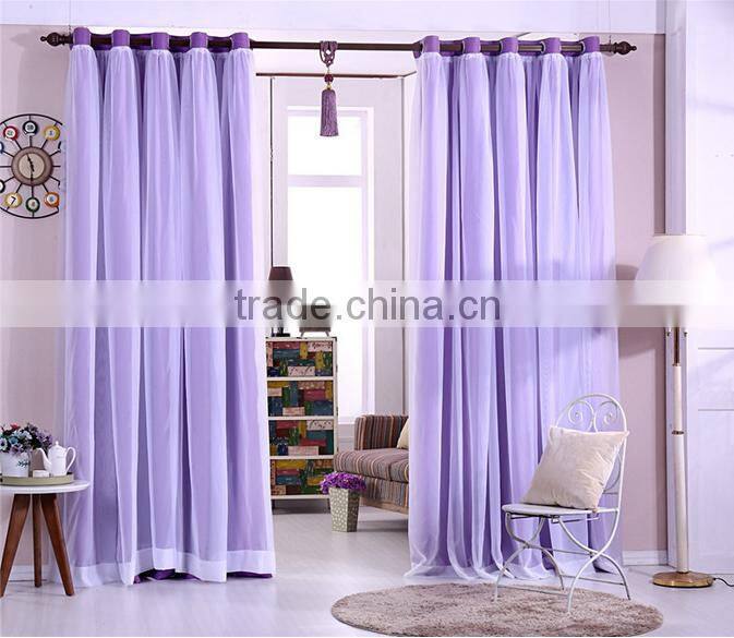 Living Room Curtains Polyester Blackout Woven Stripe Fabric