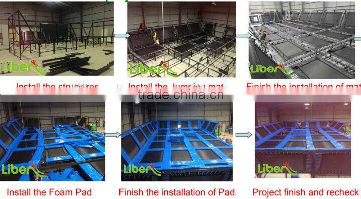 2014 hot sale newest style high quality large indoor used trampolines for sale