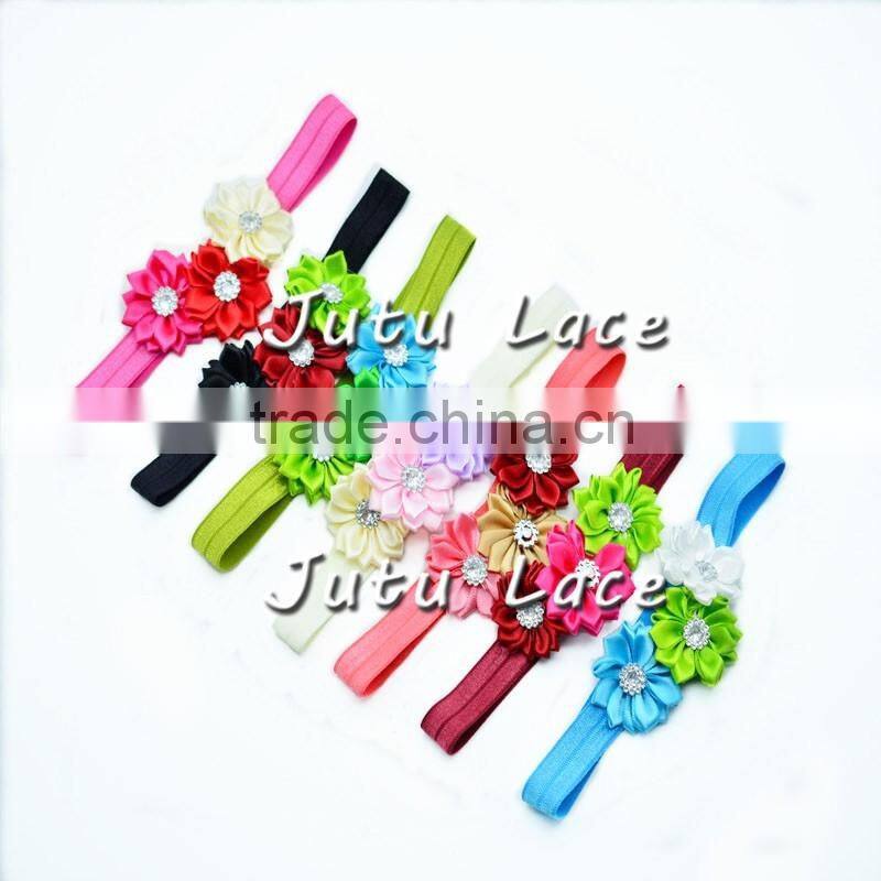 purple/pink/black baby headwrap- kids hair accessories- chic elastic hair band