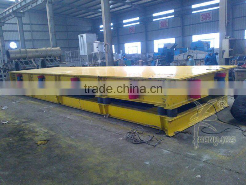 Concrete casting machinery with two motors