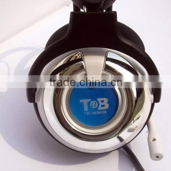 2015 hot selling stylish foldable headphone with 50mm speaker, headphone with mic for music for gaming