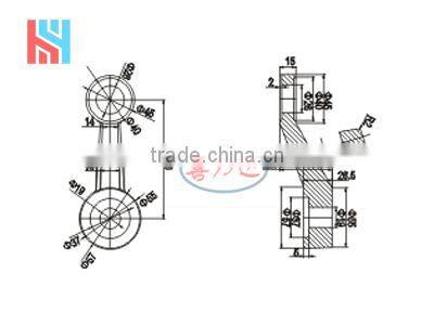 single 220 5 304 316 S S spiders factory for glass curtain wall fixing system