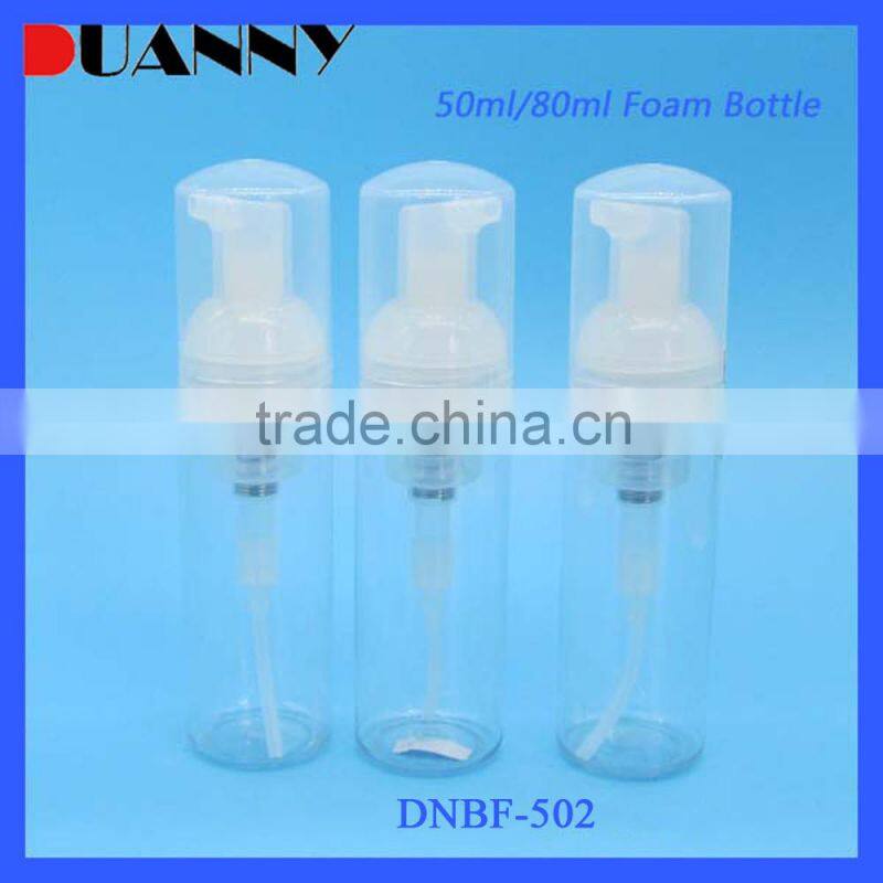 FOAM COSMETIC BOTTLE WITH FOAM PUMP, FOAM PUMP PLASTIC BOTTLE PACKAGING,FOAM COSMETIC BOTTLE