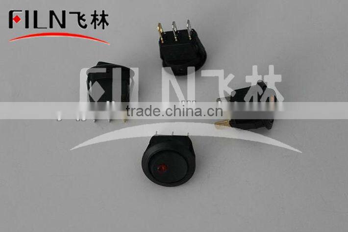 FILN blue 12V led Nylon ON OFF KCD1-2 rocker switch