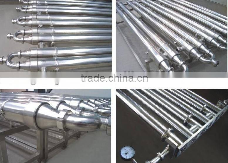 fully automatic juice milk uht tube sterilizer