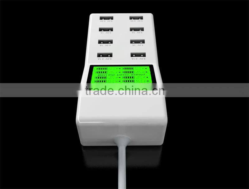 8 Port USB Mobile Charger Wall Charger