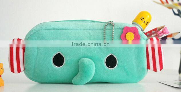 Kawaii Animal Soft Plush Pencil Case Korean Cute Stationery Bag