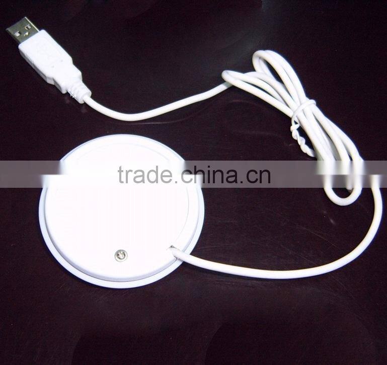 Plastic round USB smart button with web key, USB Light Up web key Button