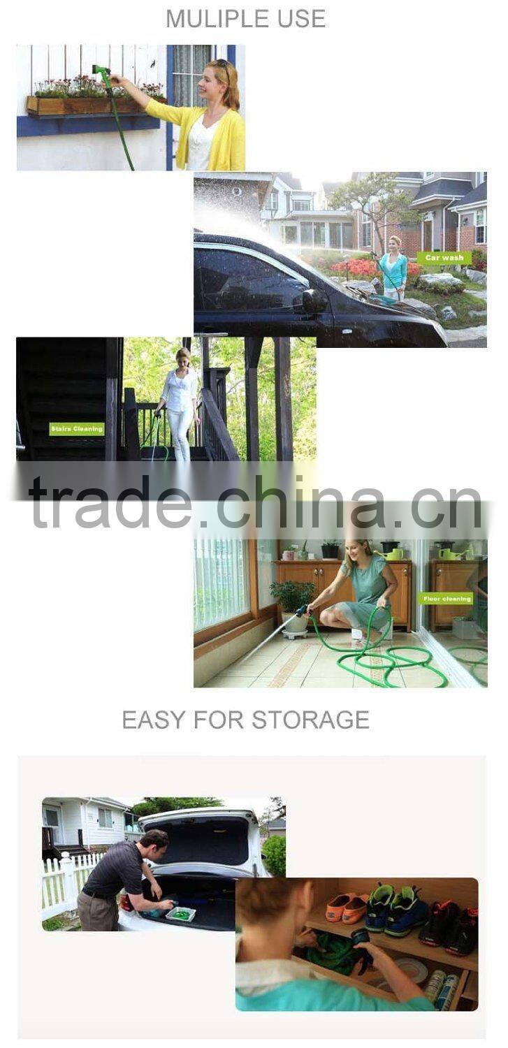 Life & Fit - 100Ft Strongest Expandable Garden magic Hose and 7 Function Spray Nozzle and Shut-off Valve, Extra Strength Fabric