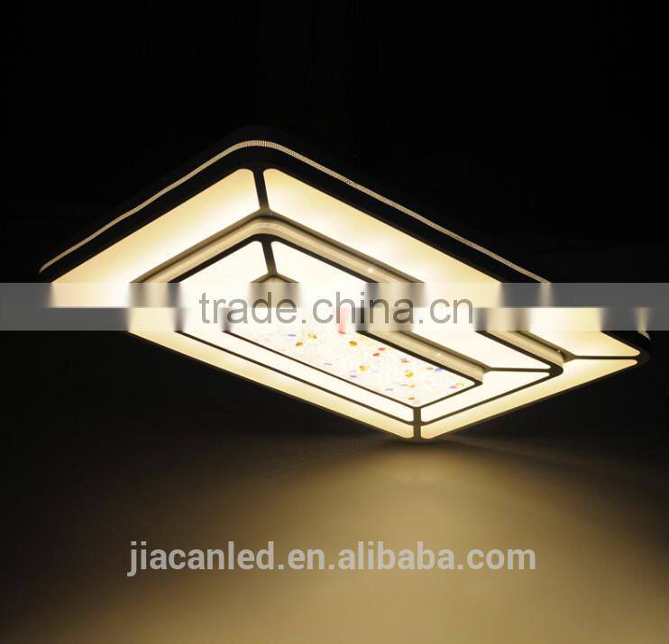 LED lighting rectangular 72W modern cerling lamp for bedroom living room made in China