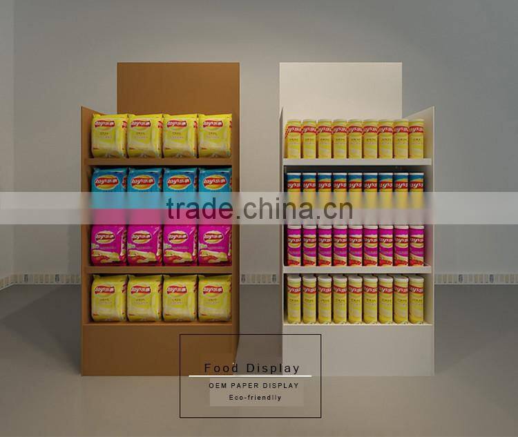 eco-friendlly recyclable Cardboar display stand ,carton display, display rack, paper display stand