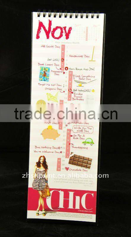 Custom Colorful printing table calendar