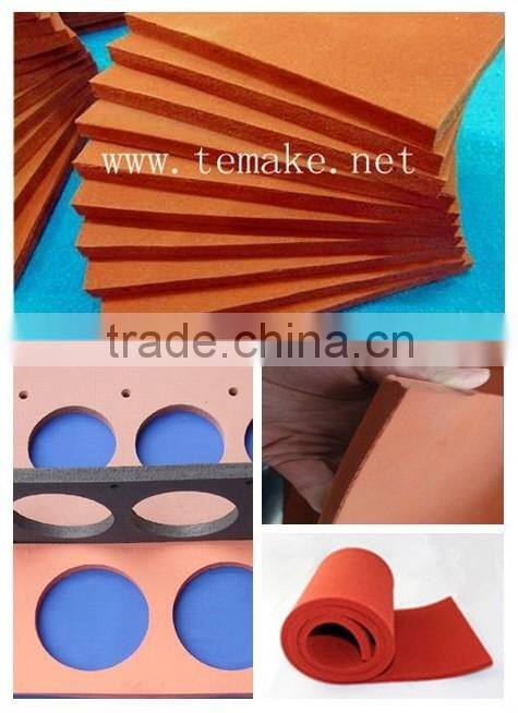 Closed-cell silicone foam sheet